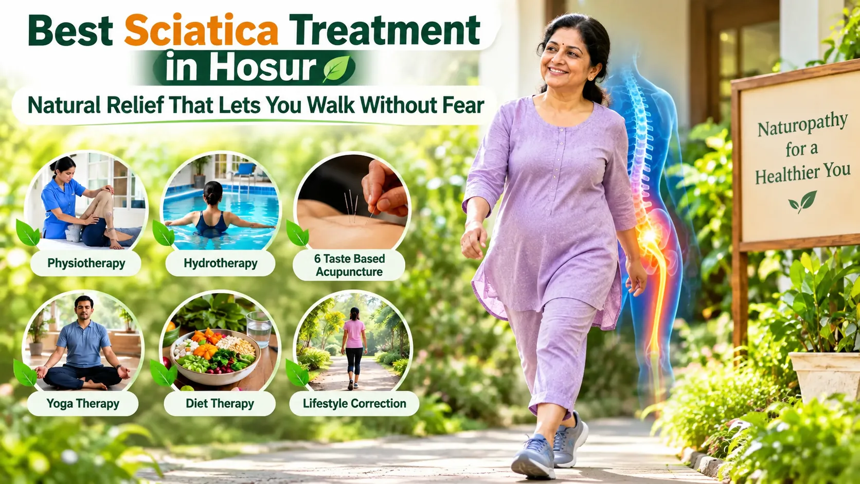Best Sciatica Treatment in Hosur: Natural Relief 