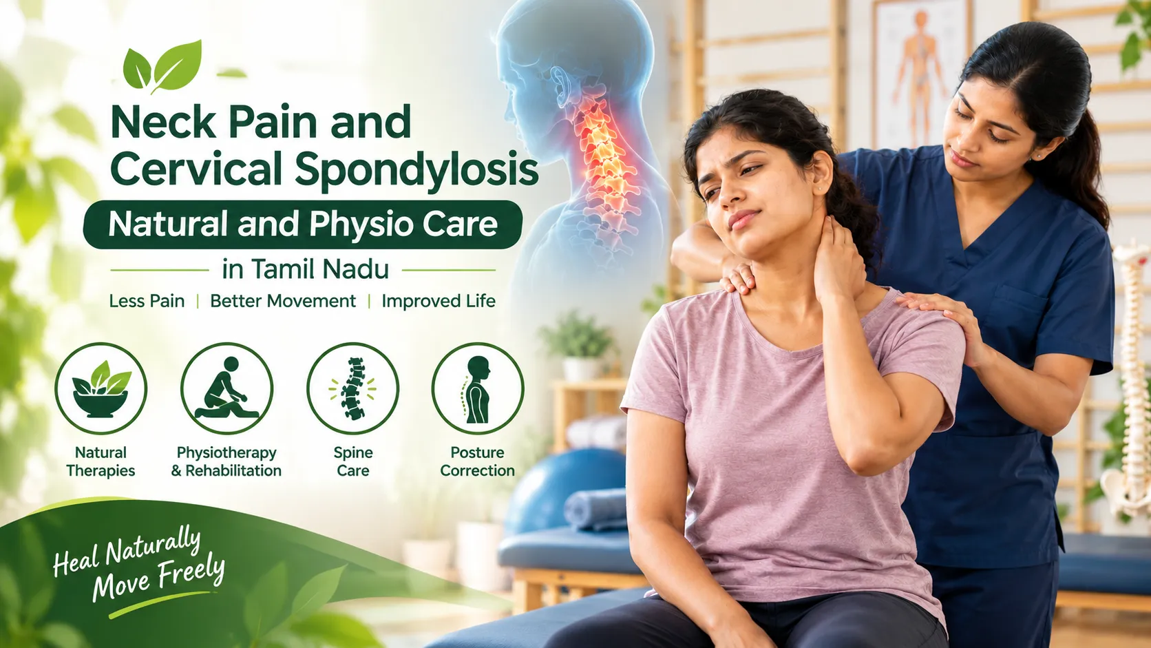 Neck Pain and Cervical Spondylosis: Natural and Physio Care in Tamil Nadu