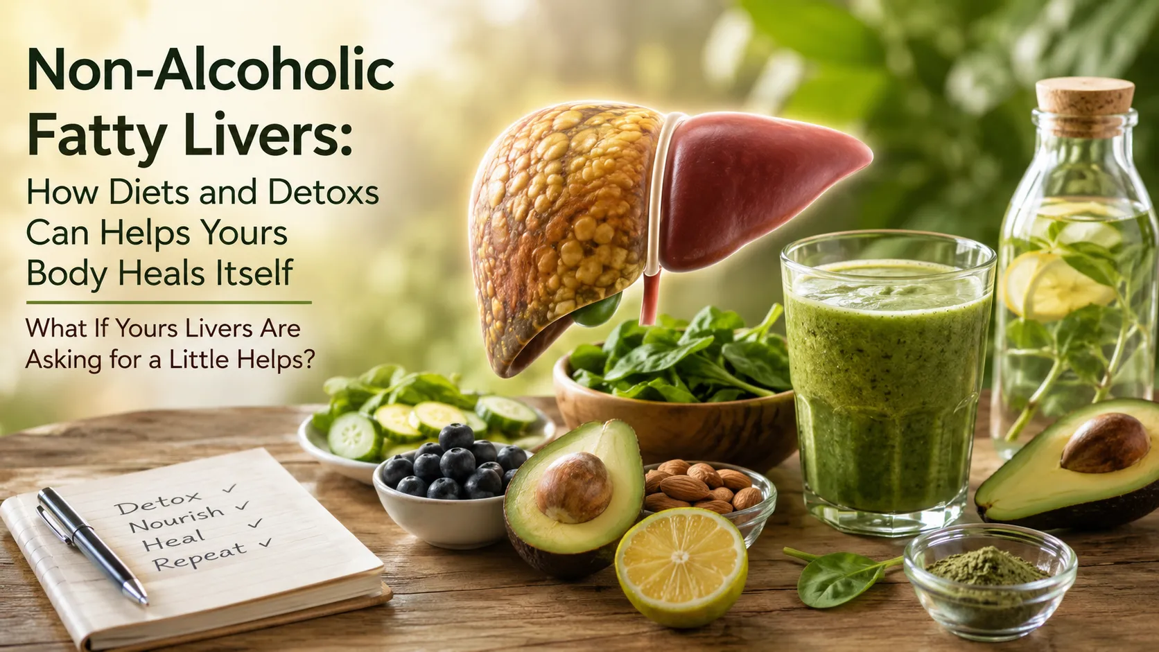 Non-Alcoholic Fatty Livers: How Diets and Detoxs Can Helps Yours Body Heals Itself