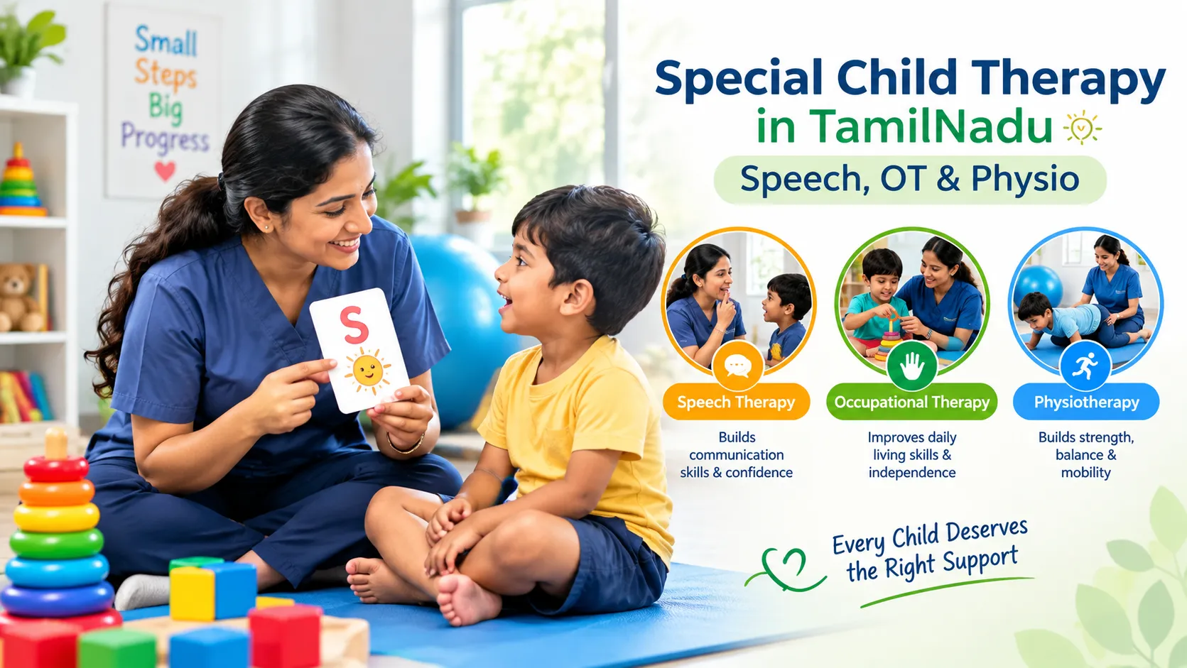 Special Child Therapy in TamilNadu | Speech, OT & Physio